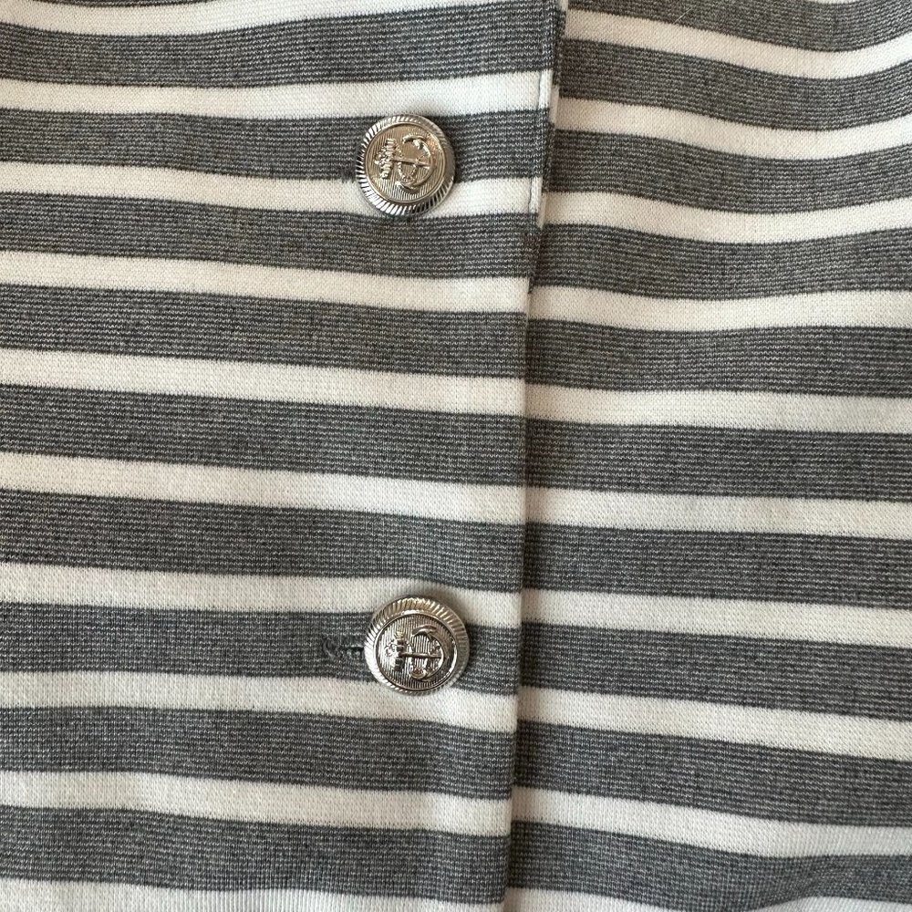 Black and white striped blazer - doe & rae - Picture 2 of 5